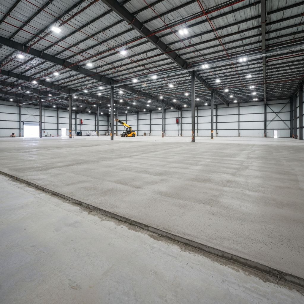 100,000 Square Foot Warehouse Floor Project